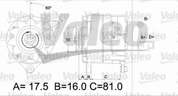 Генератор VALEO 436223