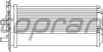Радиатор отопителя TOPRAN 112 332