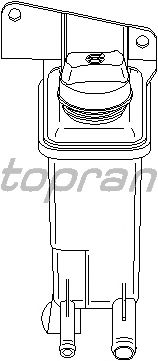 Бачок гидроусилителя руля TOPRAN 110 689