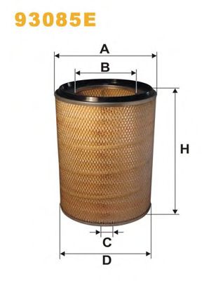 Повітряний фільтр WIX FILTERS 93085E