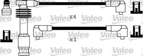 Комплект высоковольтных проводов VALEO 346281