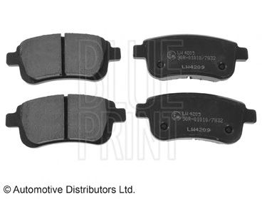 Тормозные колодки BLUE PRINT ADR164202
