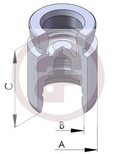 Поршень тормозного суппорта AUTOFREN SEINSA D02568