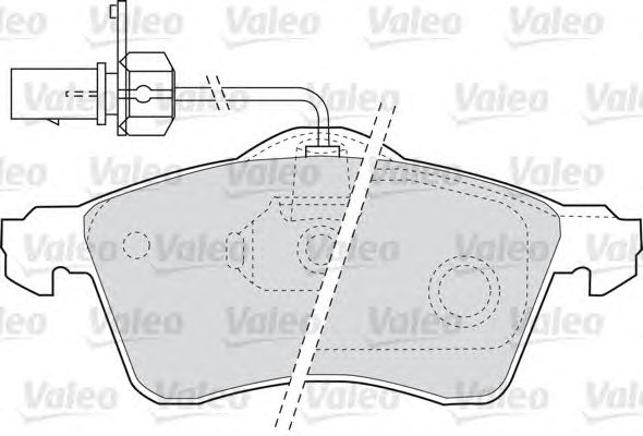 Тормозные колодки VALEO 598676