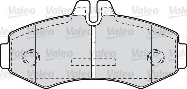 Тормозные колодки VALEO 598299