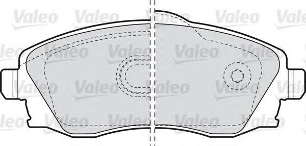 Тормозные колодки VALEO 598456