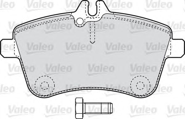 Тормозные колодки VALEO 598795