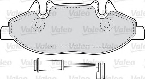 Тормозные колодки VALEO 598764