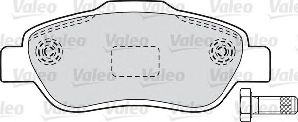 Тормозные колодки VALEO 598696