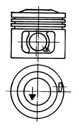 Поршень KOLBENSCHMIDT 93435600