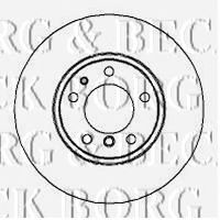 Тормозной диск BORG & BECK BBD4003