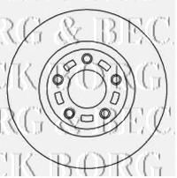 Гальмівний диск BORG & BECK BBD4449