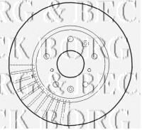 Гальмівний диск BORG & BECK BBD4614