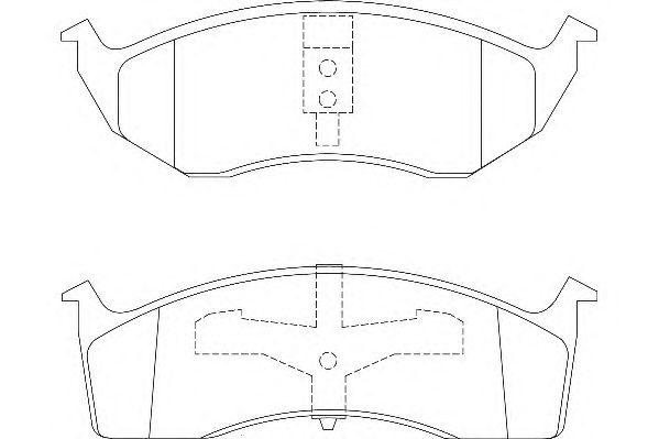 Тормозные колодки WAGNER WBP23043A