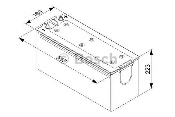 Стартерная аккумуляторная батарея BOSCH 0 092 T40 750 T4