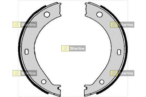Гальмівні колодки ручника STARLINE BC 04690