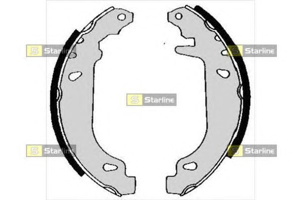 Тормозные колодки STARLINE BC 04880
