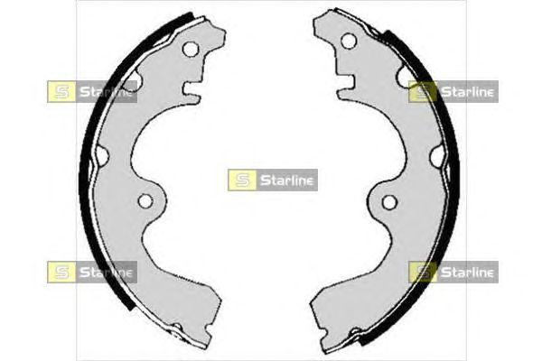 Гальмівні колодки STARLINE BC 05270