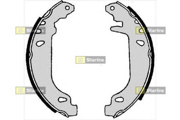 Тормозные колодки STARLINE BC 06020