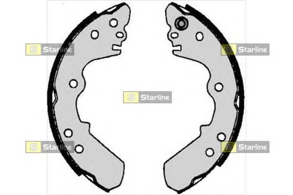 Гальмівні колодки STARLINE BC 06340