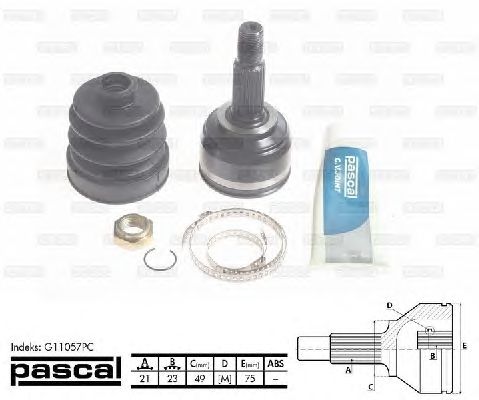 Комплект ШРКШ PASCAL G11057PC