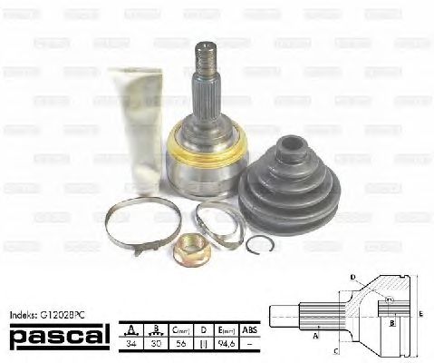 Комплект ШРКШ PASCAL G12028PC