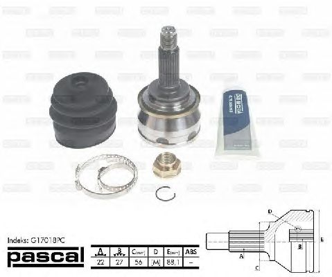 Комплект ШРКШ PASCAL G17018PC