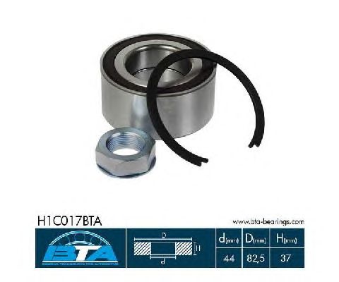 Ступичный подшипник BTA H1C017BTA