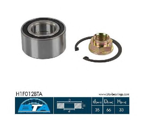 Ступичный подшипник BTA H1F012BTA