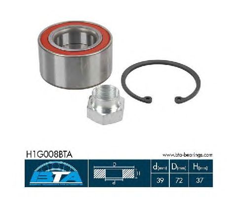 Ступичный подшипник BTA H1G008BTA
