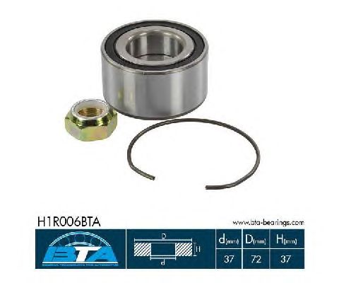 Ступичный подшипник BTA H1R006BTA