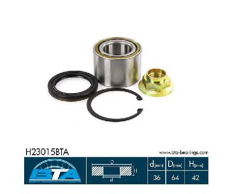 Ступичный подшипник BTA H23015BTA