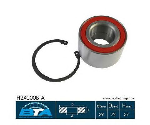 Ступичный подшипник BTA H2X000BTA