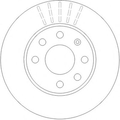 Тормозной диск BENDIX 562290B
