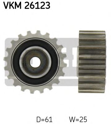 Направляющий / паразитный ролик ремня ГРМ SKF VKM 26123