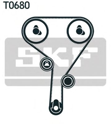 Комплект ремня ГРМ SKF VKMA 95663