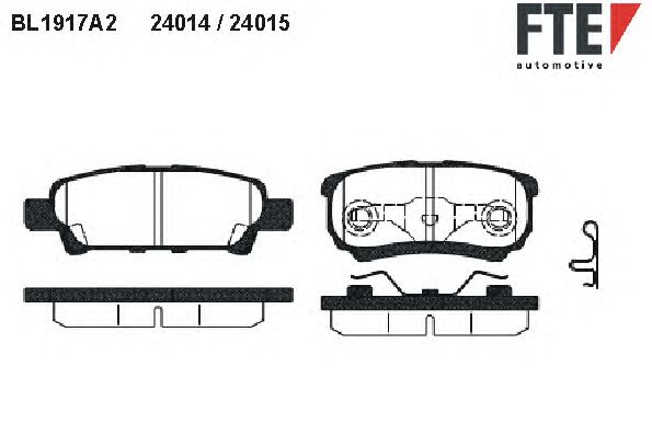 Тормозные колодки FTE BL1917A2
