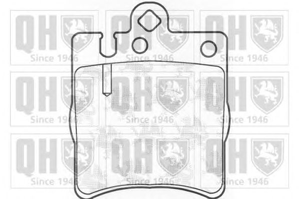 Тормозные колодки QUINTON HAZELL BP1100