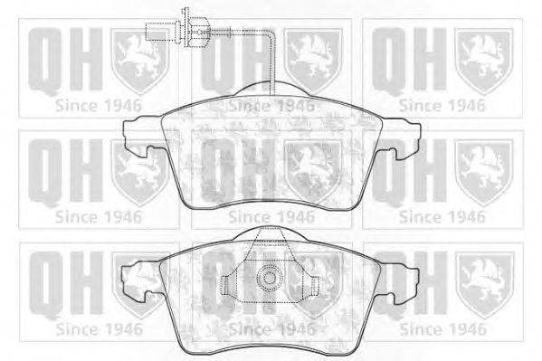 Тормозные колодки QUINTON HAZELL BP1272