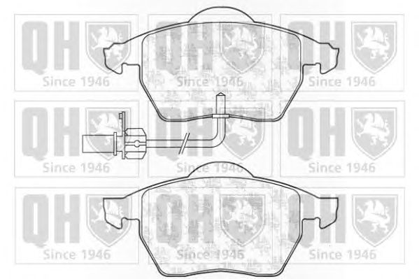 Тормозные колодки QUINTON HAZELL BP1309