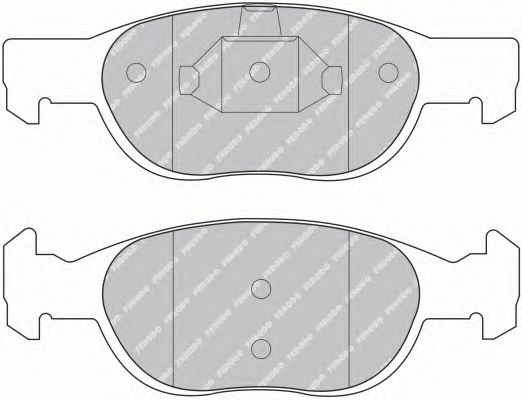 Тормозные колодки FERODO FDB1160