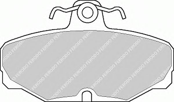 Тормозные колодки FERODO FDB398