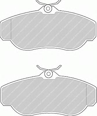Тормозные колодки FERODO FDB980