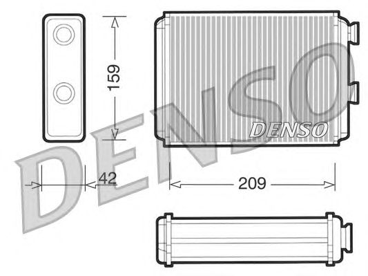 Радиатор отопителя DENSO DRR09071