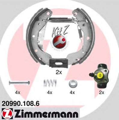 Тормозные колодки ZIMMERMANN 20990.108.6