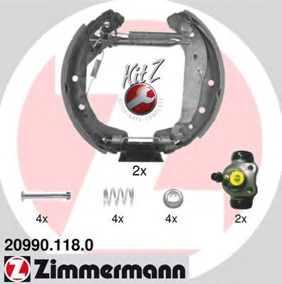 Тормозные колодки ZIMMERMANN 20990.118.0