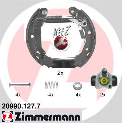 Тормозные колодки ZIMMERMANN 20990.127.7