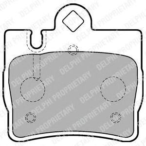 Тормозные колодки DELPHI LP1697