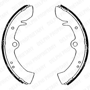 Тормозные колодки DELPHI LS1534