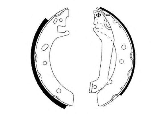 Тормозные колодки HELLA 8DB 355 001-461